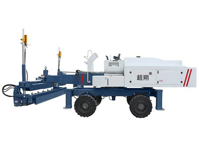 MO40-4大型伸缩臂360度旋转激光整平摊铺机